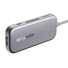 Blitzwolf BW-TH5 USB-C notebook dokkoló szürke (BW-TH5)