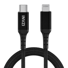 INVZI USB-C- Lightning kábel 2m fekete (CTL2M) (CTL2M)