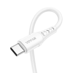 Vipfan P05 USB-C - USB-C kábel 60W, 1m fehér (P05-1m) (P05-1m)