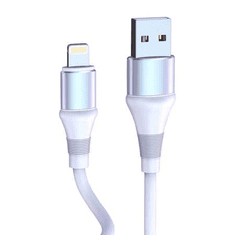 Vipfan Colorful X08 USB-A - Lightning kábel 3A, 1.2m fehér (X09LT) (X09LT)
