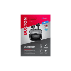 Buxton BTW 3800 TWS Wireless Headset - Fekete (BTW 3800 BLACK TWS)