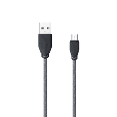 Awei CL 982 USB apa - microUSB apa Adat-és töltőkábel 1m - Fekete (6954284013628)