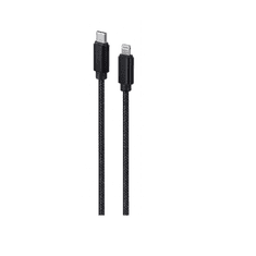 Gembird CCDB-mUSB2B-CMLM-6 USB-C Apa - Lighting Apa 2.0 Adat és töltő kábel - Fekete (1.8m) (CCDB-MUSB2B-CMLM-6)