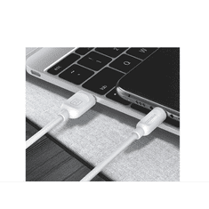 Recci RCL-P100W Lightning apa - USB-A apa Adat és töltő kábel - Fehér (1m) (RCL-P100W)
