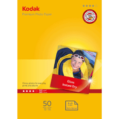 KODAK 5740-096 Premium A6 fotó papír (50 db/csomag) (5740-096)