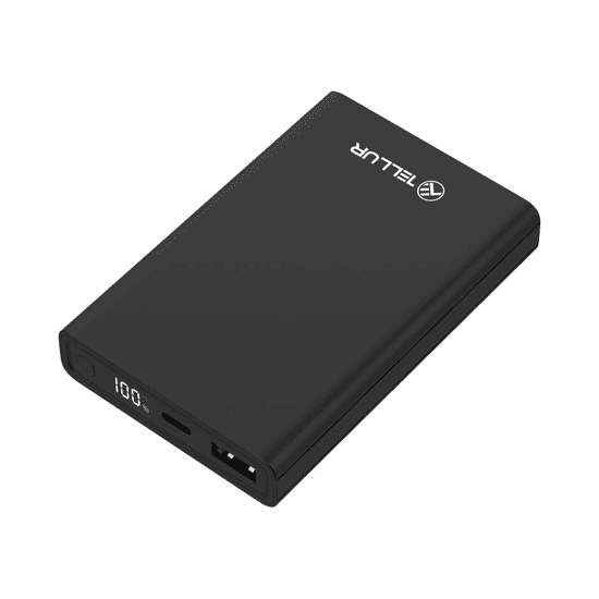 Tellur Compact Pro PD701 Power Bank 10000mAh - Fekete