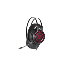 Motospeed H18 7.1 Surround Gaming headset - Fekete / piros (H18 BLACK)