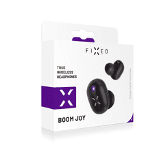 FIXED Boom Joy True Wireless Headset - Fekete (FIXBO-JOY-BK)