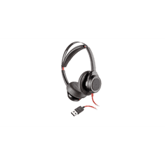 Plantronics POLY Blackwire 7225 Headset Vezetékes Fejpánt Hívás/zene USB A típus Fekete, Vörös (211144-01)