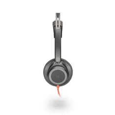Plantronics POLY Blackwire 7225 Headset Vezetékes Fejpánt Hívás/zene USB A típus Fekete, Vörös (211144-01)