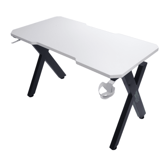 GameShark Xeno Gamer asztal - Fekete/Fehér (XENO)
