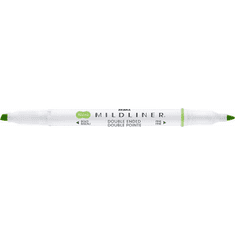 Zebra Mildliner Cool Refined Kétvégű szövegkiemelő - Zöld (78140)