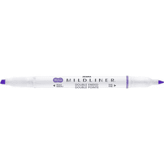 Zebra Mildliner Cool & Refined 1,0/3,5 mm Kétvégű szövegkiemelő - Lila (78180)