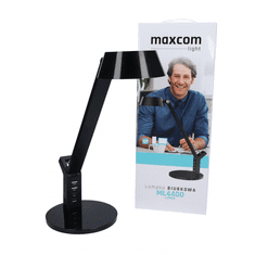 MaxCom ML4400 Lumen 480lm LED Asztali lámpa - Fekete (MAXCOMML4400BLACK)