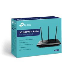 TPLINK Archer A8 vezetéknélküli router Gigabit Ethernet Kétsávos (2,4 GHz / 5 GHz) Fekete (ARCHERA8)