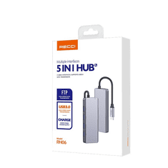 Recci RH06 USB Type-C 3.0 HUB (4 port) (RH06)
