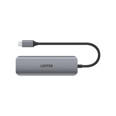Unitek H1107A USB 3.2 Gen 1 HUB (4+1 port) Szürke (H1107A)