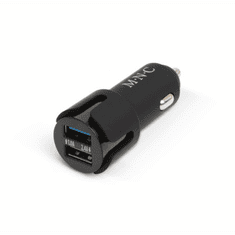 M.N.C. M.N.C, 54931BK 2x USB-A Autós Töltő - Fekete (5V / 2,4A) (54931BK)