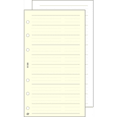 Saturnus L Kalendárium betétlap - Telefon biankó (12db) (L320)