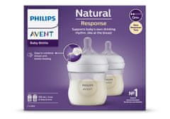 Philips Avent Natural Response palack 125 ml, 0m+, 2 db