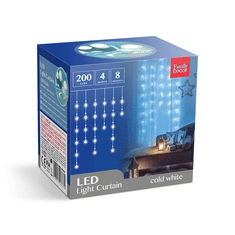 Family Decor 58901B Kül-/Beltéri LED fényfüzér 4.2m - Hidegfehér (58901B)