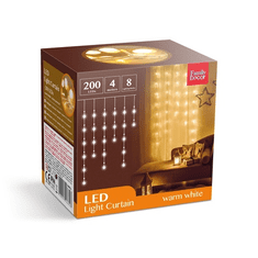Family Decor 58901A Kül-/Beltéri LED fényfüzér 5.2m - Melegfehér (58901A)