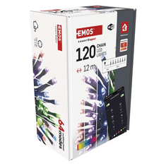 EMOS D4ZR02 GoSmart LED Kül-/beltéri fényfüzér 12m - RGB (D4ZR02)