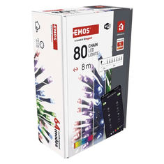 EMOS D4ZR01 GoSmart LED Kül-/beltéri fényfüzér 8m - RGB (D4ZR01)