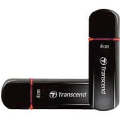 Transcend JetFlash 600 4GB USB 2.0 Fekete Pendrive TS4GJF600