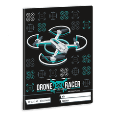 Ars Una Drone Racer 32 lapos A5 kockás füzet - Mintás (53631312)