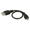 VLCP60570B02 micro USB - USB 2.0 kábel 0.2m (VLCP60570B02)