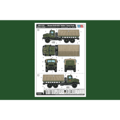 Hobbyboss Ukraine KrAZ-6322 Soldier Cargo Truck katonai teherautó műanyag modell (1:35) (85512)