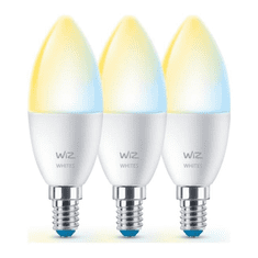 WiZ 8720169075696 intelligens fényerő szabályozás Intelligens izzó Fehér 4,9 W (929002448733)