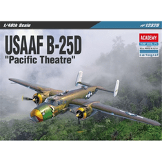 Academy USAAF B-25D Pacific Theatre repülőgép műanyag modell (12328)
