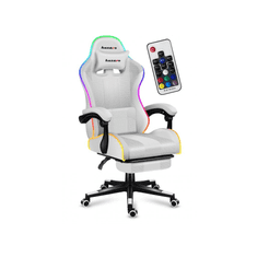 Huzaro Force 4.7 RGB Gamer szék - Fehér (HZ-FORCE 4.7 RGB WHITE)