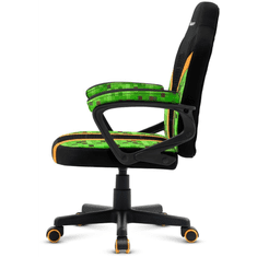 Huzaro Ranger 1.0 Gyermek Gamer szék - Fekete/Zöld/Narancssárga (HZ-RANGER 1.0 PIXEL MESH)