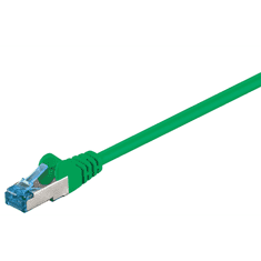 Goobay S/FTP CAT6a Patch kábel 20m - Zöld (94142)
