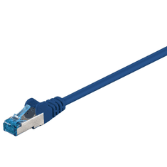 Goobay S/FTP CAT6a Patch kábel 15m - Kék (94131)