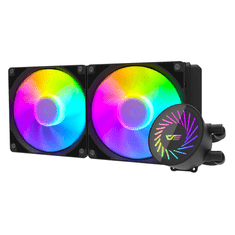 darkFlash DCS 240 ARGB CPU Vízhűtés - Fekete (DCS240 BLACK)
