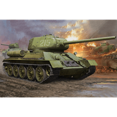 Hobbyboss II. Világháborús Szovjet T-34/85 tank műanyag modell (1:16) (MHB-82602)