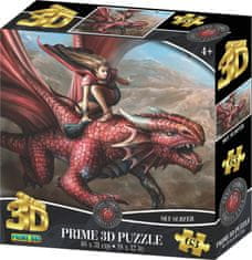 Prime 3D PRIME Sárkánylovas 3D puzzle 63 darab
