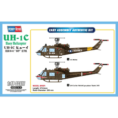 Hobbyboss UH-1C Huey helikopter műanyag modell (1:48) (85803)