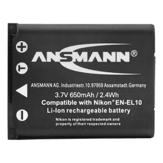 Ansmann A-Nik EN EL 10 akkumulátor Nikon fényképezőgépekhez 650mAh (1400-0037)