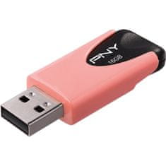 PNY Attaché 4 16GB USB 2.0 Korall Pendrive FD16GATT4PAS1KL-EF