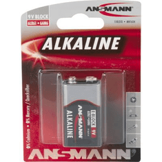 Ansmann 6LR61 Red-Line 9V-os elem Alkáli mangán 9 V 1 db (1515-0000)