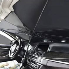 Autó árnyékoló autós napernyő, szélvédő árnyékoló autóba, UV védelemmel ellátott autós napellenző 130x80 cm-es | SHADESHELLA
