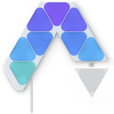 Nanoleaf Shapes Triangles Mini Kezdő készlet hangulatvilágításhoz (9 db / csomag) (NL48-0002TW-9PK-EU)