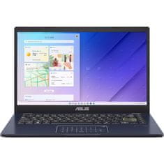 ASUS E410 E410MA-EK2325WS Laptop 14" 1920x1080 TN Intel Celeron N4020 128GB eMMC 4GB DDR3 Intel UHD Graphics 600 Windows 11 Home Fekete