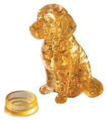 HCM Kinzel 3D kristály puzzle Golden Retriever kiskutya 41 darab