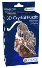 HCM Kinzel 3D kristály puzzle Fekete párduc 39 darab